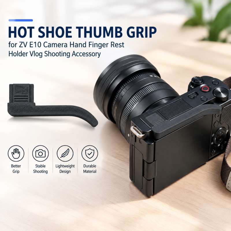 Sony Camera Zv-E10 - Hot Shoe Thumb Grip for ZV